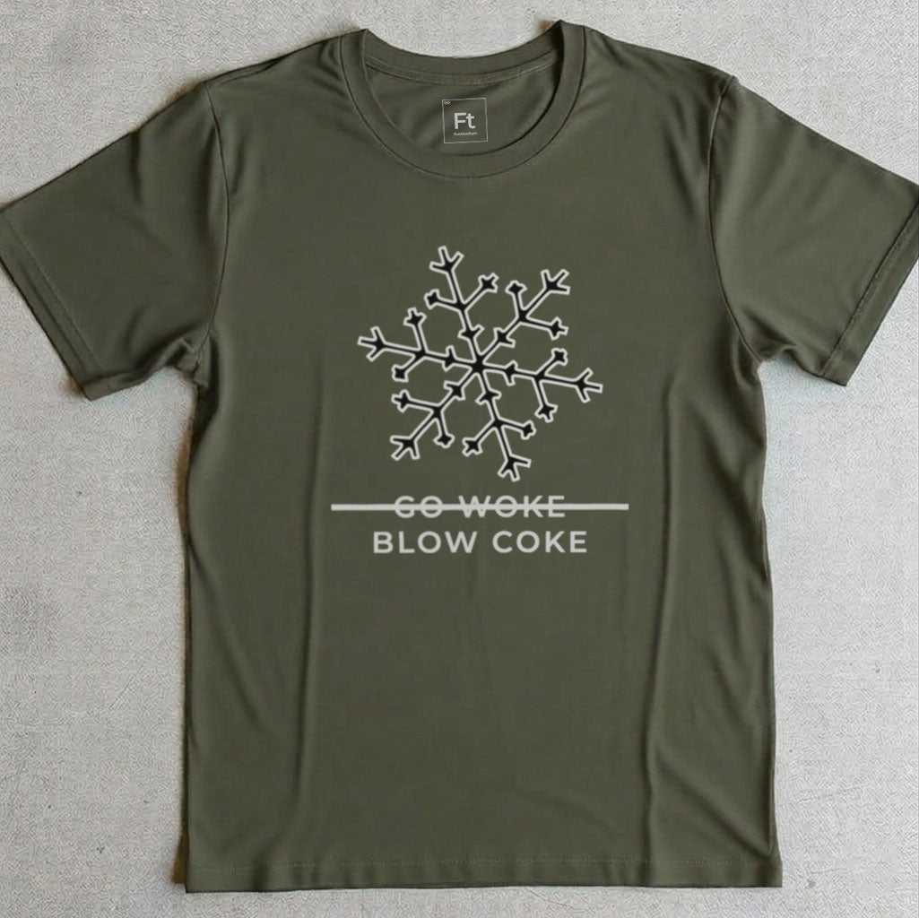 Go Woke Blow Coke T-Shirt